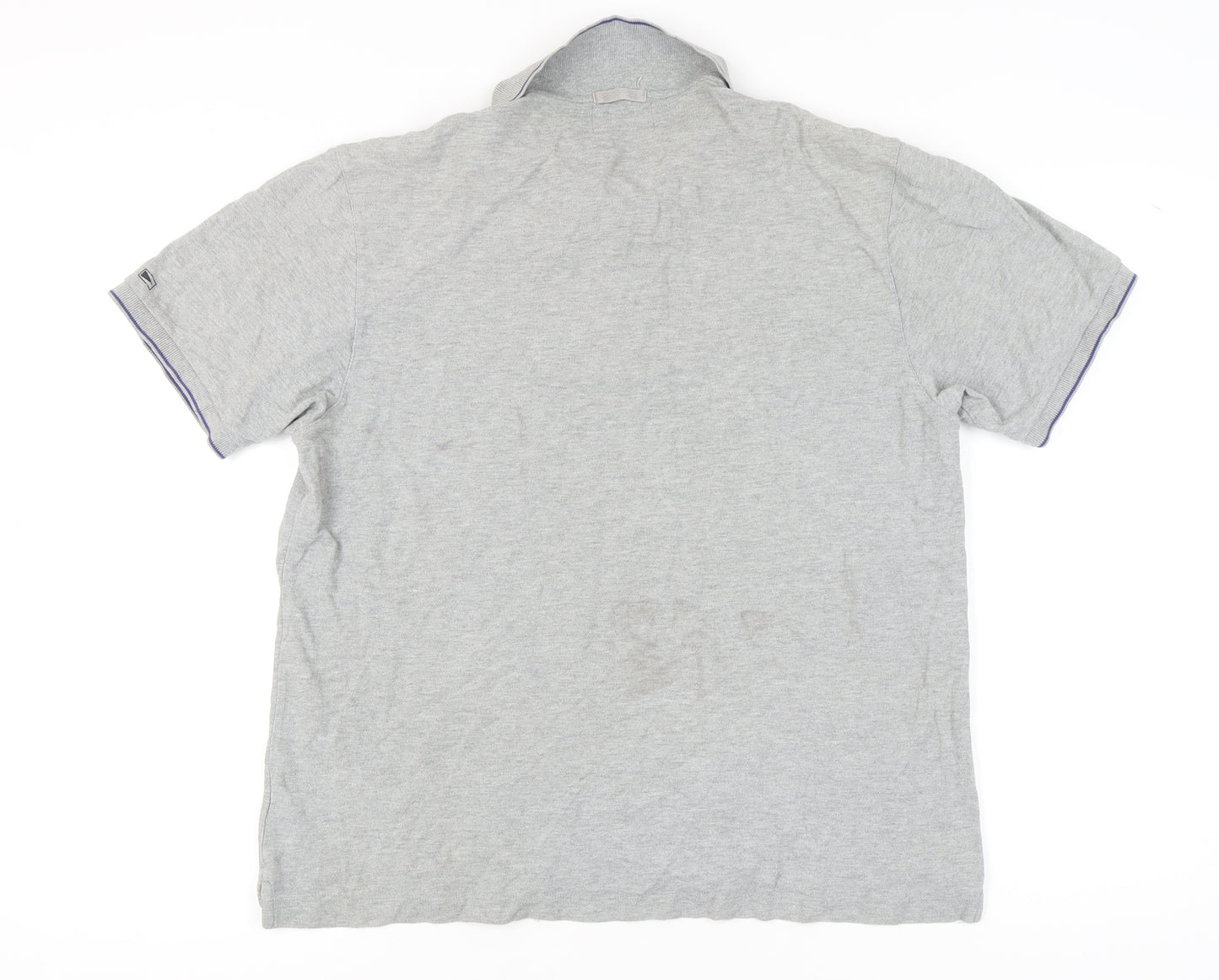 Marks and Spencer Men's Grey Polo Shirt M Golf