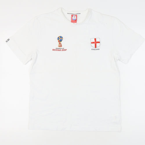 FIFA England Men's White T-Shirt M World Cup 2018