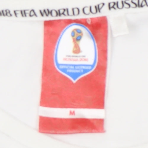 FIFA England Men's White T-Shirt M World Cup 2018
