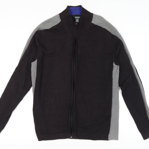 Kenneth Cole Reaction Men's Black Full Zip Jumper L