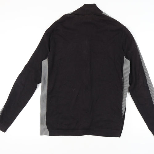 Kenneth Cole Reaction Men's Black Full Zip Jumper L