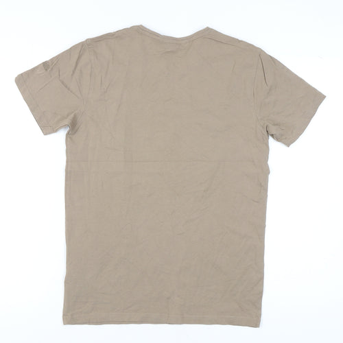 Regatta Men's Beige Graphic Print T-Shirt Size S