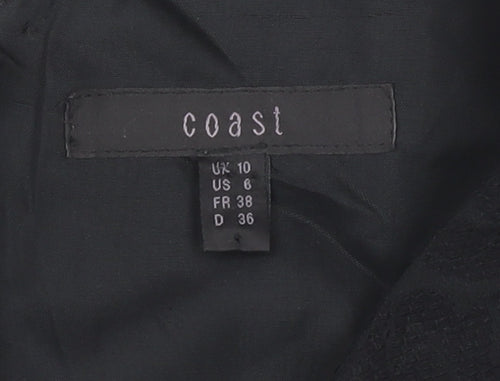 Coast Women's Black Sheath Dress Size 10