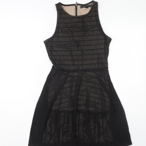 BCBGMAXAZRIA Women's Dress Black Sleeveless Size S