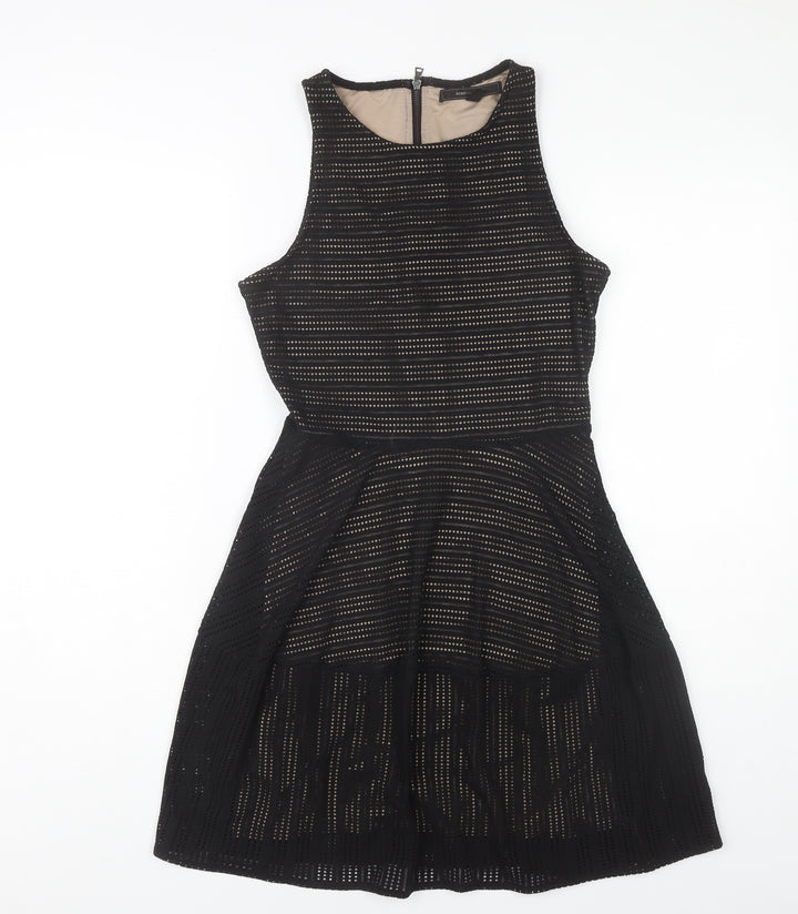 BCBGMAXAZRIA Women's Dress Black Sleeveless Size S