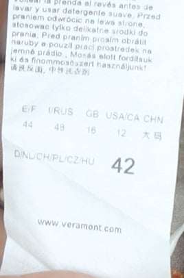 Vera Mont Women's Multicoloured Floral Sheath Dress Size 14