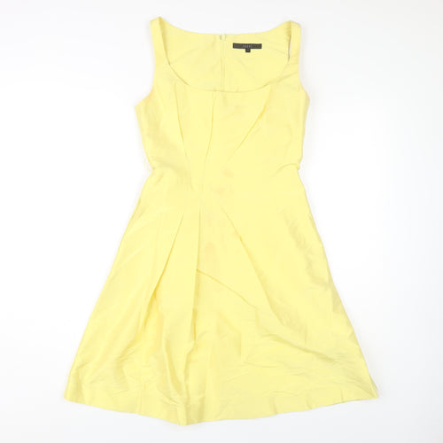 Coast Women’s Yellow Silk Dress Size 6