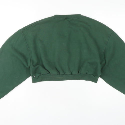 Russell Athletic Green Logo Sweatshirt L Unisex Casual Pullover