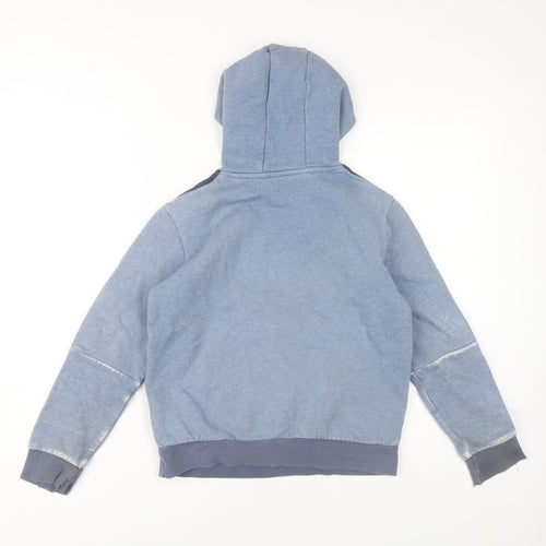 Adidas Boys Blue Hoodie 12-13 Years Pullover Sports Style