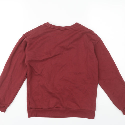 Disney Boys Red Mickey Mouse Graphic Sweatshirt 11-12 Years