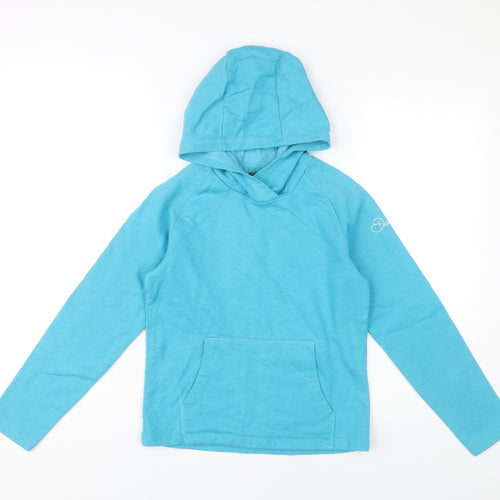Dare2b Boys Blue Pullover Hoodie Age 11-12 Lightweight Casual