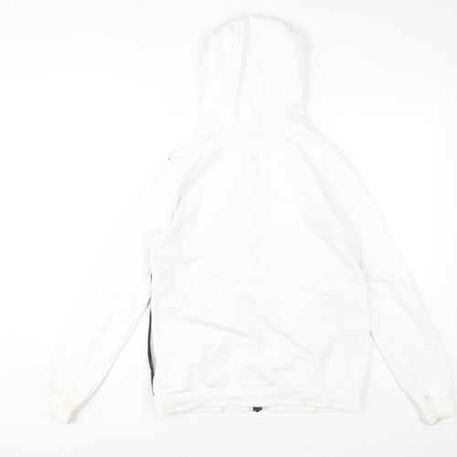 Nike Boys White Colourblock Hoodie XL Full Zip