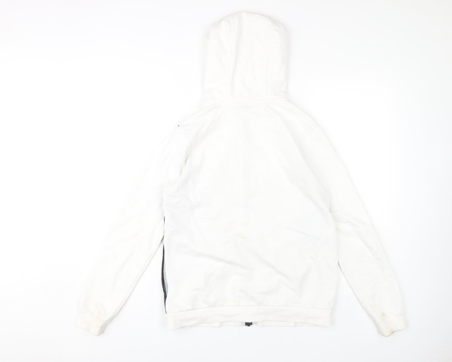 Nike Boys White Colourblock Hoodie XL Full Zip