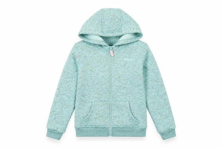 Mountain Warehouse Girls Green Hoodie, Full Zip, Size 9-10