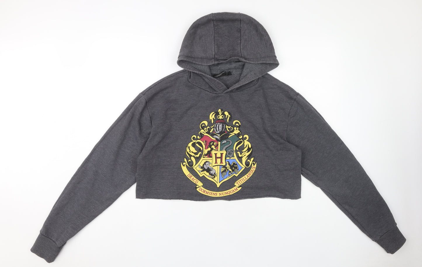 Harry Potter Women's Grey Long Sleeve Hoodie, Size L