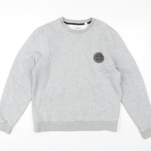 Jack Wills Grey Crew Neck Sweatshirt M Unisex