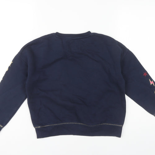 Marks and Spencer Harry Potter Girls Blue Pullover Sweatshirt 8-9 Yrs