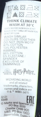 Marks and Spencer Harry Potter Girls Blue Pullover Sweatshirt 8-9 Yrs