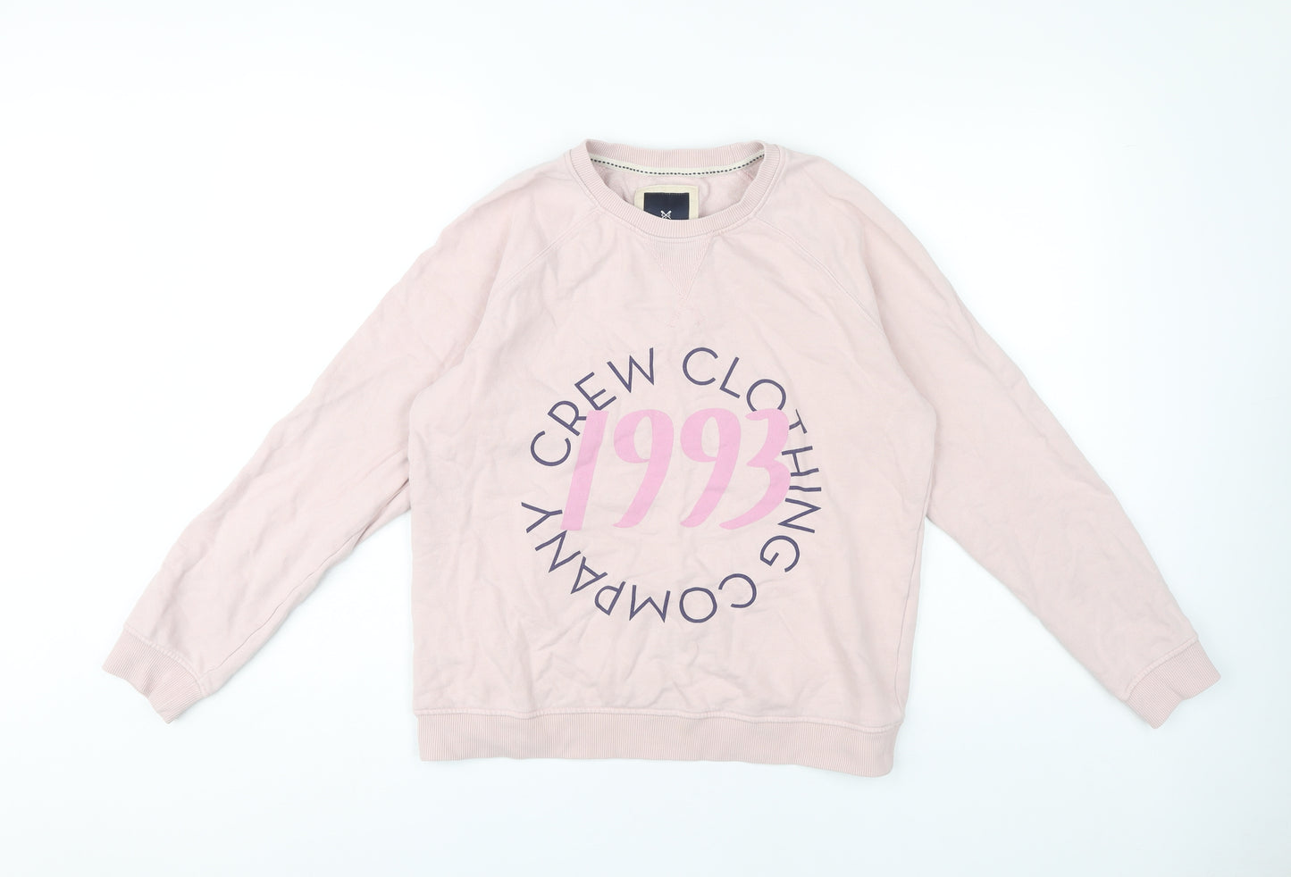 Crew Clothing Women's Pink Pullover Sweatshirt Size 10