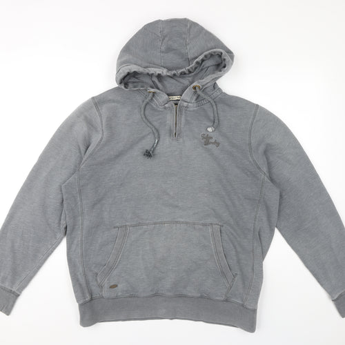 Tokyo Laundry Men's Grey Pullover Hoodie Large