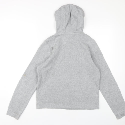 Nike Boys Grey XL Pullover Hoodie with Logo Accents