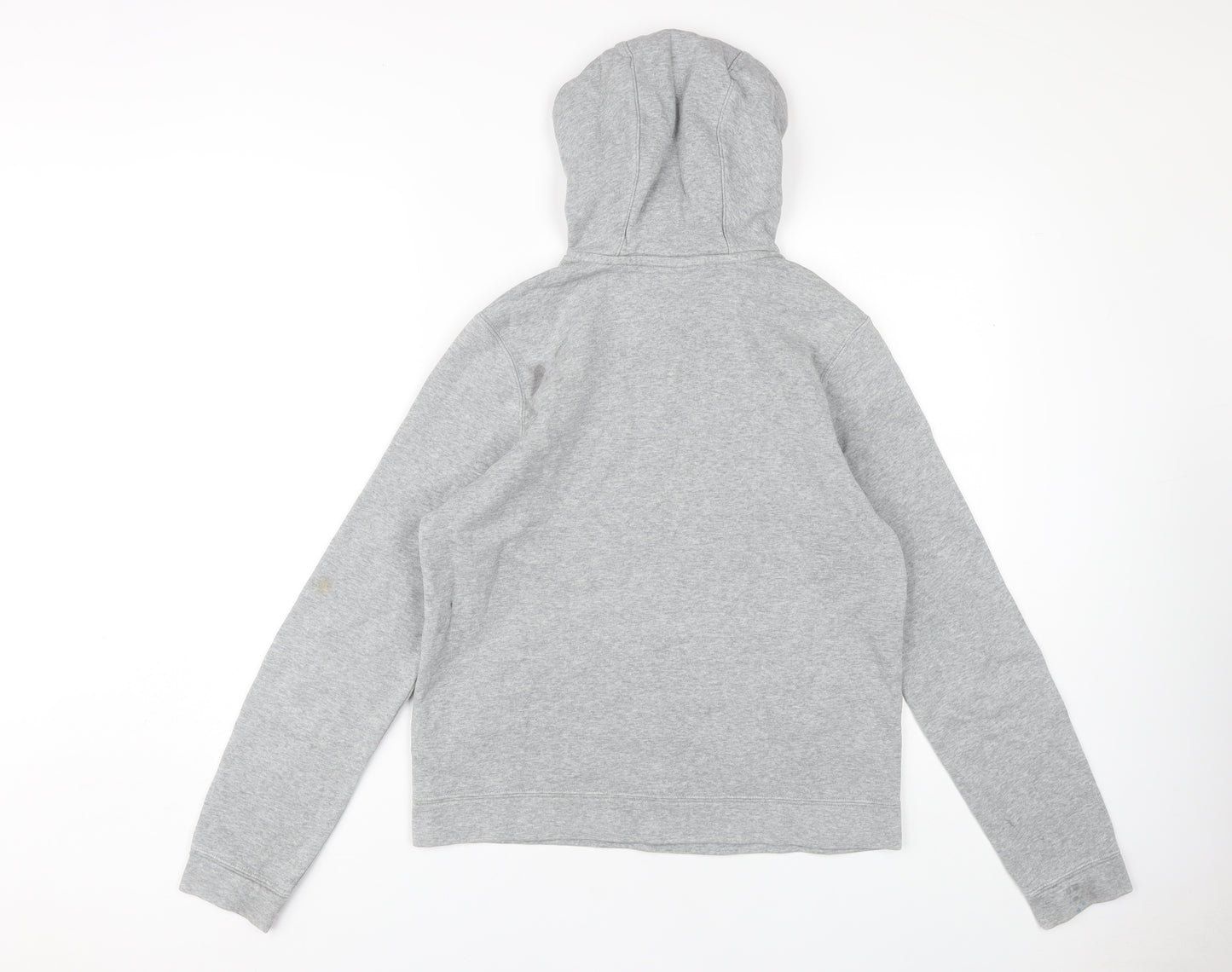 Nike Boys Grey XL Pullover Hoodie with Logo Accents