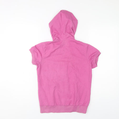 Protonic Girls Pink Full Zip Hoodie Medium Lightweight