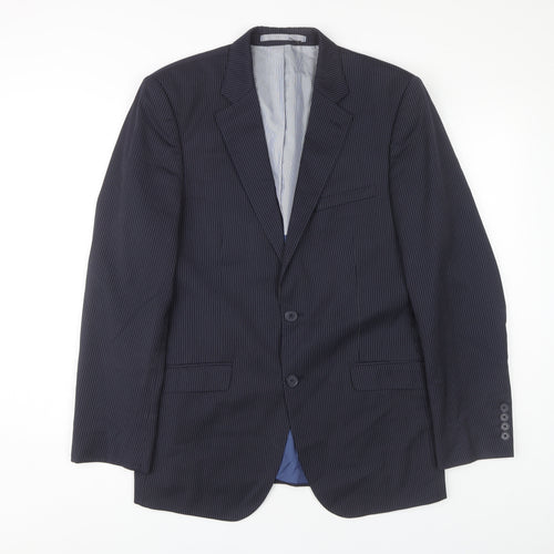Marks and Spencer Men's Blue Blazer Medium 38 Regular Fit