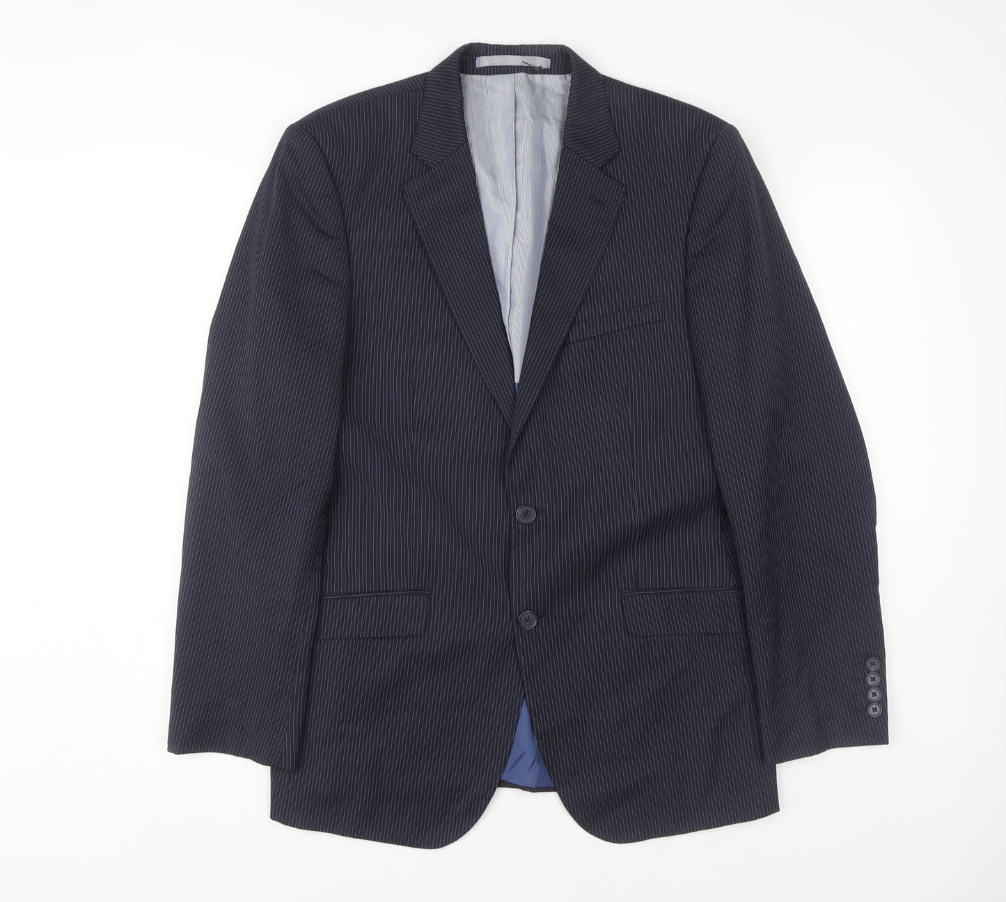 Marks and Spencer Men's Blue Blazer Medium 38 Regular Fit