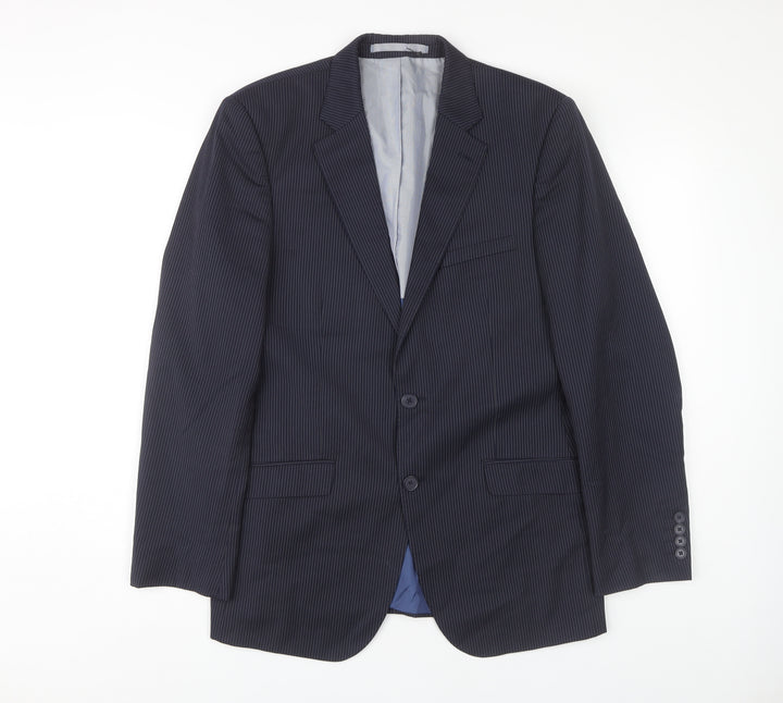 Marks and Spencer Men's Blue Blazer Medium 38 Regular Fit
