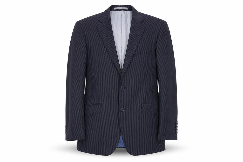 Front view of Marks & Spencer Men's Blue Blazer Medium 38 Regular Fit