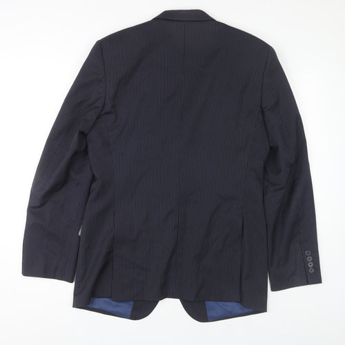 Marks and Spencer Men's Blue Blazer Medium 38 Regular Fit