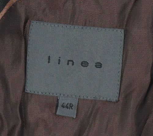 Linea Men's Brown 44 Suit Jacket - Wool Formal Wear