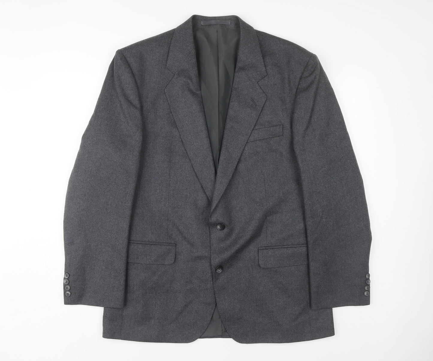 Centaur Grey Wool Men's Blazer, Size 42, Formal Wear