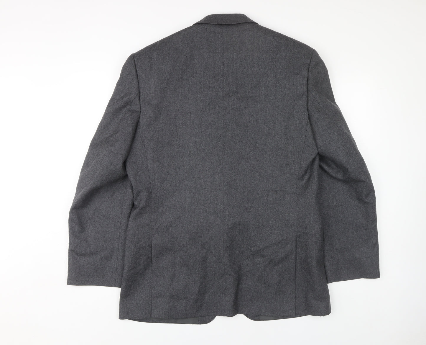 Centaur Grey Wool Men's Blazer, Size 42, Formal Wear