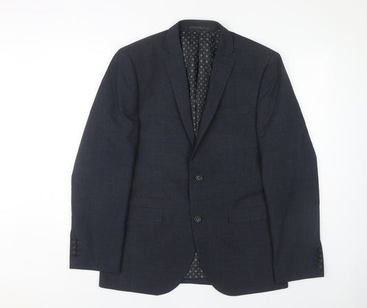 Next Men's Blue Blazer Size 40 Single-Breasted