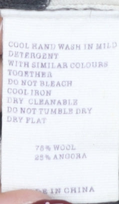 Jack Wills Women's Black Striped Pullover Jumper Size 8