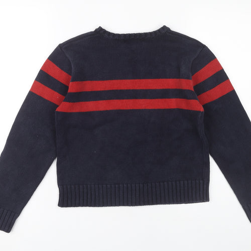 Polo Ralph Lauren Boys Blue Striped Pullover Jumper S