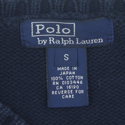 Polo Ralph Lauren Boys Blue Striped Pullover Jumper S