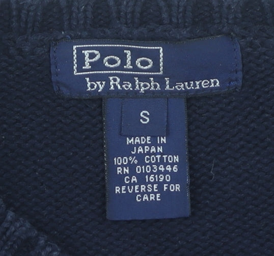 Polo Ralph Lauren Boys Blue Striped Pullover Jumper S