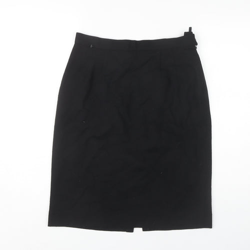 Austin Reed Women's Black Wool Pencil Skirt Size 14