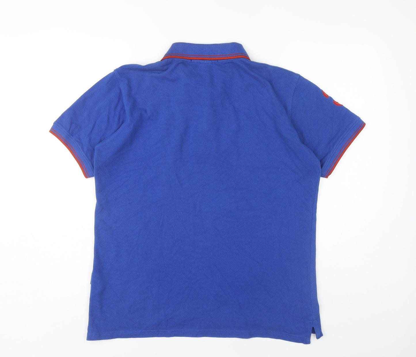 US Polo Assn Men's Blue Polo Shirt Size L American Style