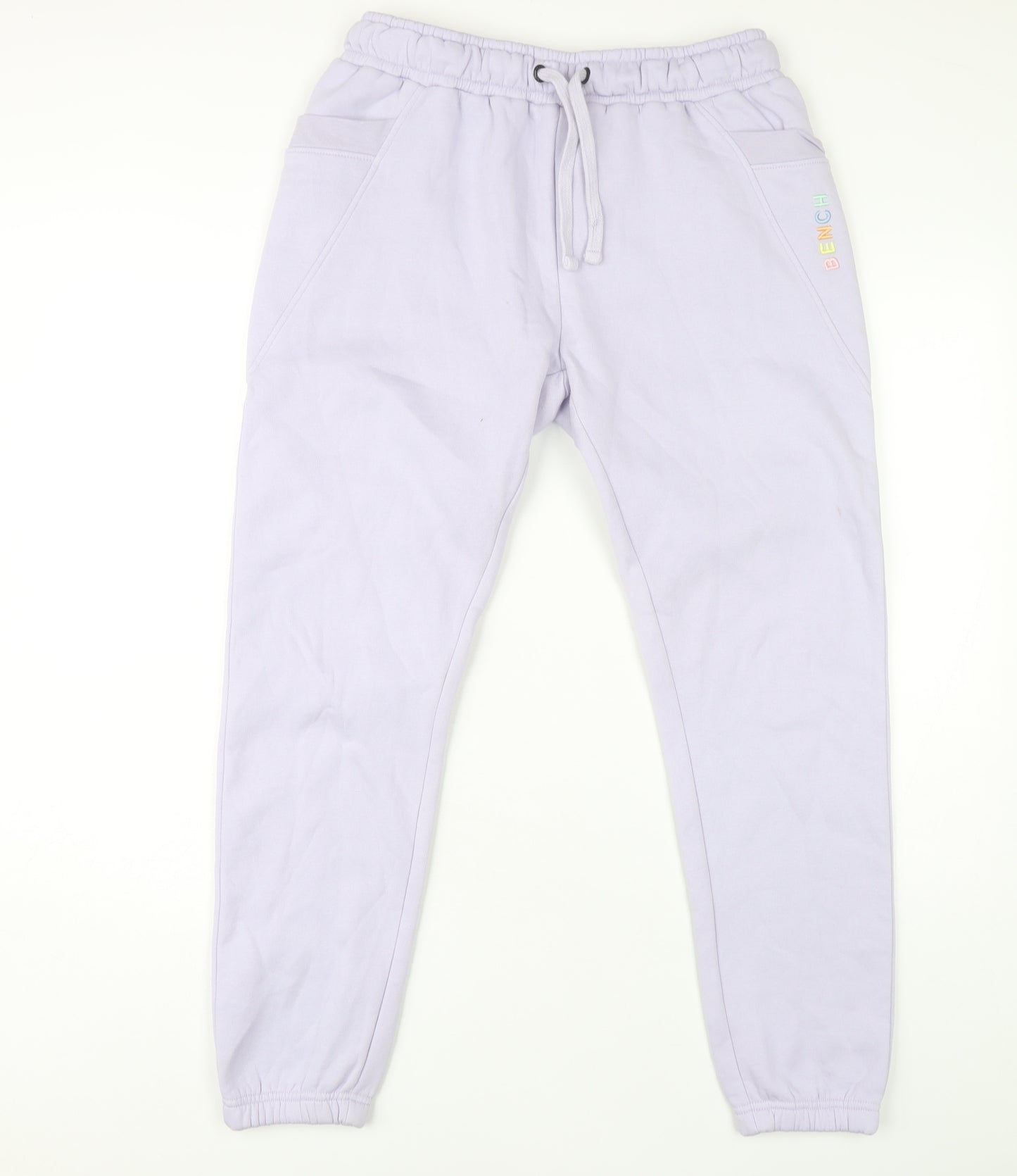 Bench Women's Purple Cotton Drawstring Joggers Size 10