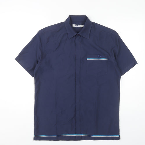 Lee Cooper Men's Blue Casual Shirt - Size S