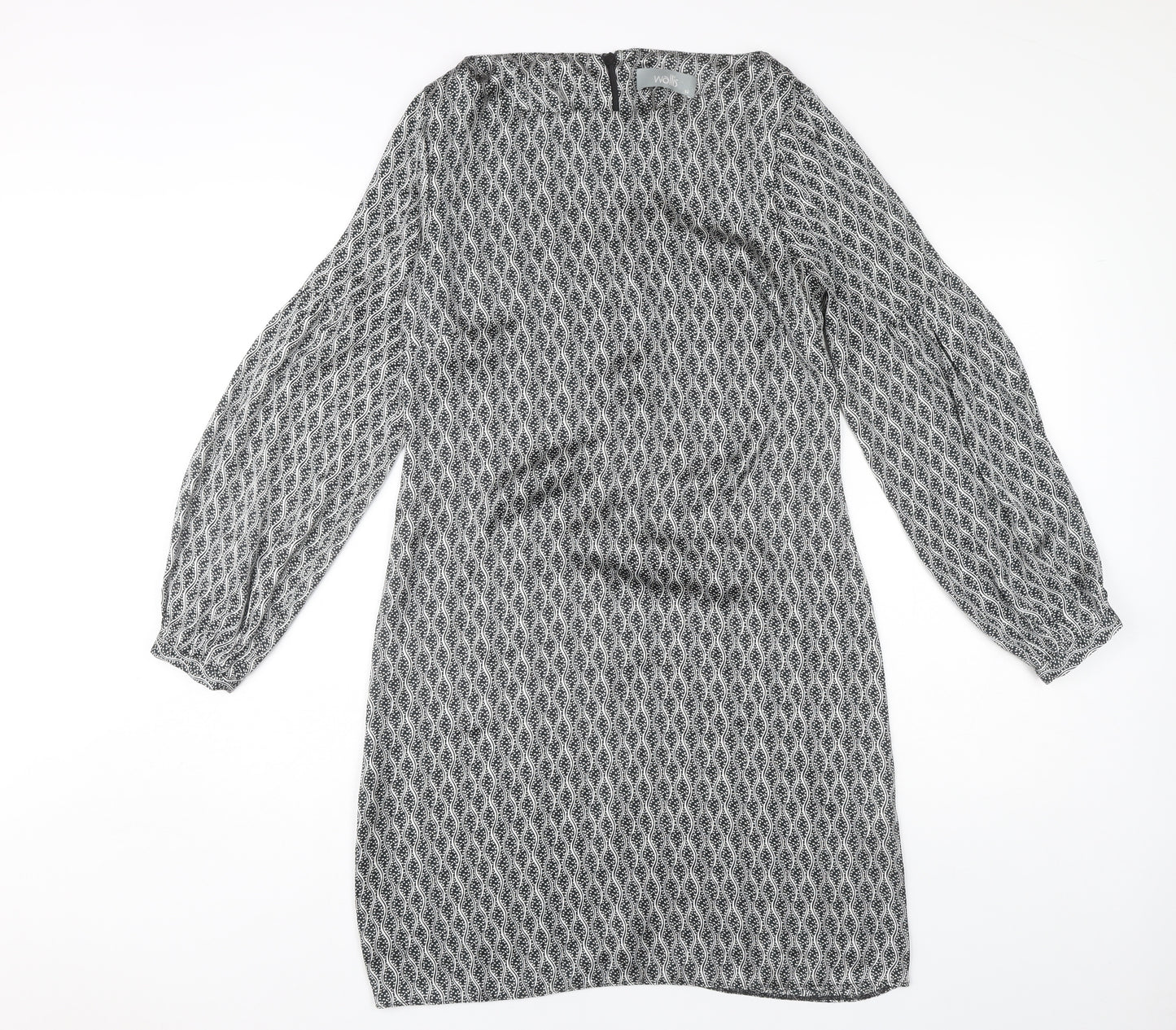 Wallis Women's Black Shift Dress Size 10