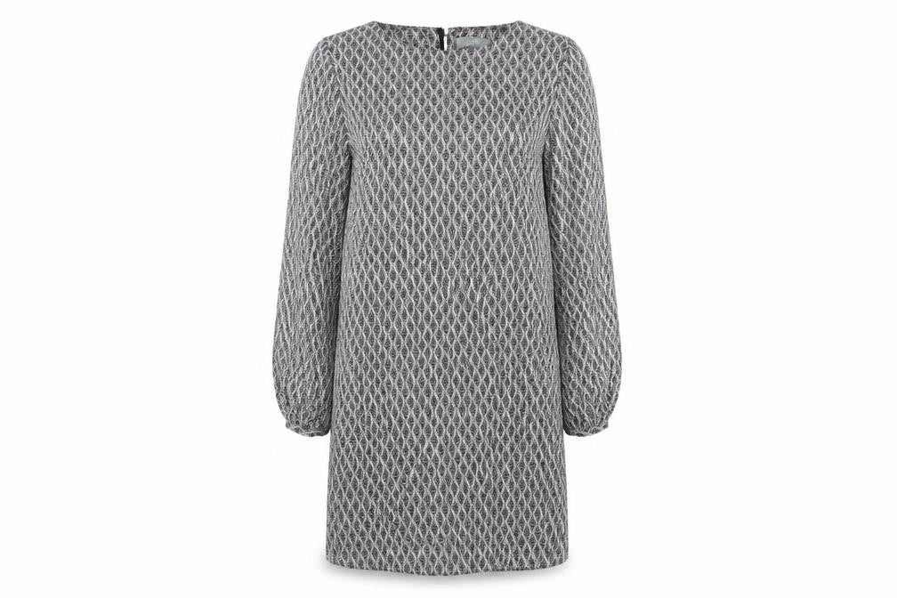 Front view of Wallis Women's Black Shift Dress, size 10