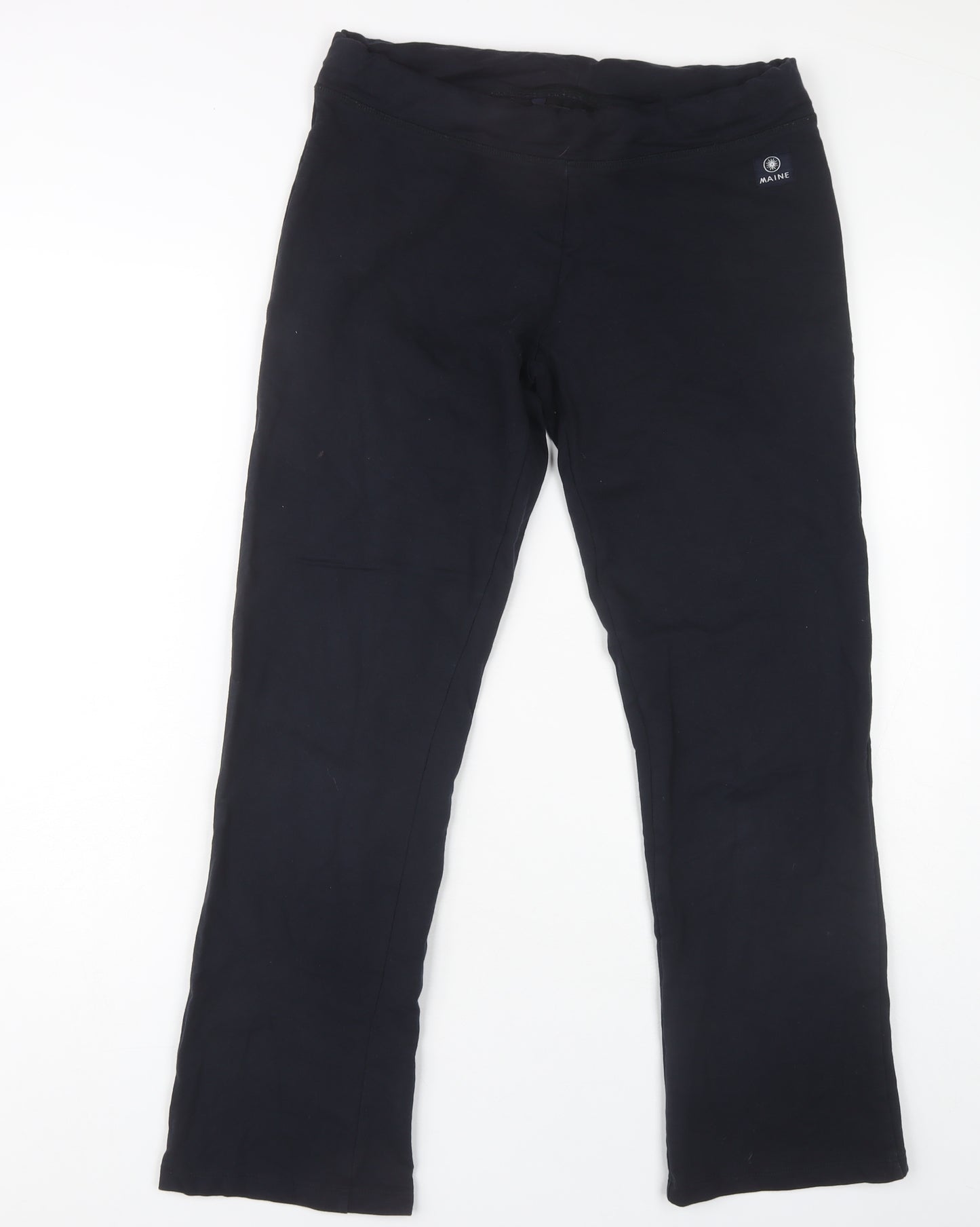 MAINE Women's Black Leggings Size 12 Slim Fit
