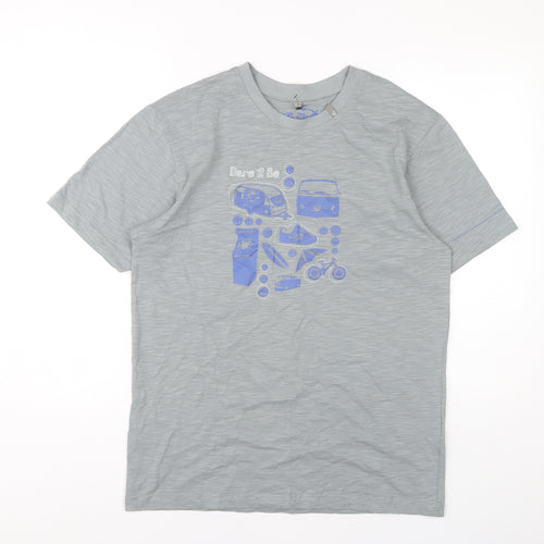 Dare 2b Men's Grey Graphic T-Shirt, Size M