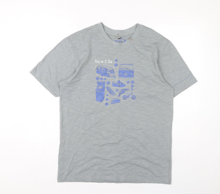 Dare 2b Men's Grey Graphic T-Shirt, Size M