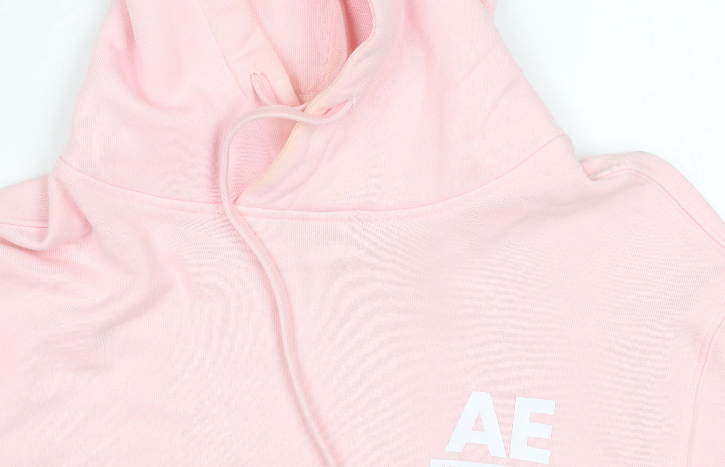 American Eagle Pink Men's Hoodie M Pullover Logo